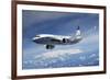 BBJ MAX 8 based on the 737 MAX 8-null-Framed Art Print