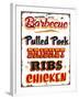 BBQ Southern-Retroplanet-Framed Giclee Print