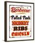 BBQ Southern-Retroplanet-Framed Giclee Print