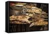 Bbq Stalls at Crab Market, Kep, Kep Province, Cambodia, Indochina, Southeast Asia, Asia-Ben Pipe-Framed Stretched Canvas