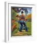 BBQ-Sterling Brown-Framed Art Print