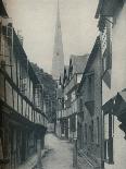 St James' Church over West Gate, Warwick, Warwickshire, 1929-BC Clayton-Framed Stretched Canvas