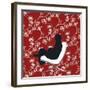 BCN Chair (red)-Puntoos-Framed Art Print
