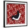 BCN Chair (red)-Puntoos-Framed Art Print