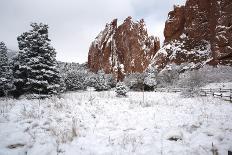 Snow at the Garden of the Gods-bcoulter-Photographic Print