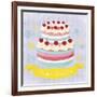 BDay Cake-Erin Clark-Framed Giclee Print