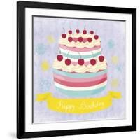 BDay Cake-Erin Clark-Framed Giclee Print