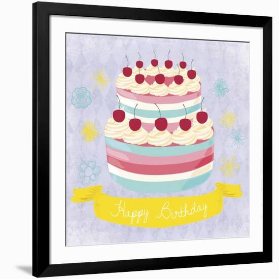 BDay Cake-Erin Clark-Framed Giclee Print