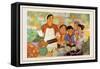 Be a Good Servant for the People-Chen Chun-chan-Framed Stretched Canvas