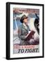 Be a Marine: Free a Marine to Fight, 1943-null-Framed Giclee Print