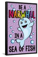 Be a Narwhal-Trends International-Framed Poster