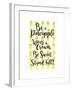 Be A Pineapple-Joan Coleman-Framed Art Print