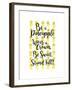 Be A Pineapple-Joan Coleman-Framed Art Print