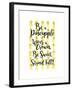 Be A Pineapple-Joan Coleman-Framed Art Print