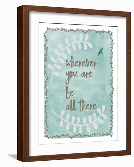 Be All There-Erin Clark-Framed Giclee Print