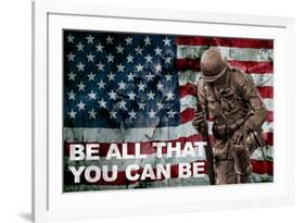 Be All You Can Be Soldier Poster-null-Framed Photo