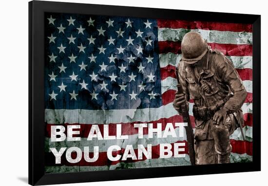 Be All You Can Be Soldier Poster-null-Framed Photo