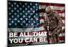 Be All You Can Be Soldier-null-Mounted Poster