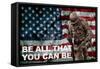 Be All You Can Be Soldier-null-Framed Stretched Canvas