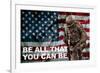 Be All You Can Be Soldier-null-Framed Photo