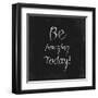 Be Amazing Today!-Evangeline Taylor-Framed Art Print