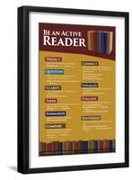 Be An Active Reader-Gerard Aflague Collection-Framed Art Print