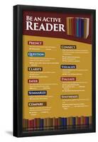 Be An Active Reader-Gerard Aflague Collection-Framed Poster