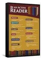 Be An Active Reader-Gerard Aflague Collection-Framed Stretched Canvas