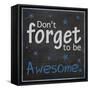 Be Awesome-Lauren Gibbons-Framed Stretched Canvas