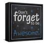 Be Awesome-Lauren Gibbons-Framed Stretched Canvas