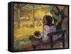 Be Be (Christma), 1896-Paul Gauguin-Framed Stretched Canvas