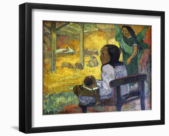 Be Be (Nativit), 1896-Paul Gauguin-Framed Giclee Print