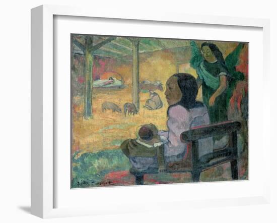 Be be (The Nativity), 1896-Paul Gauguin-Framed Giclee Print