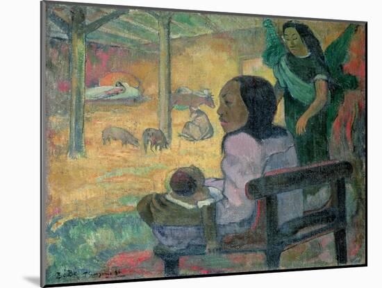 Be be (The Nativity), 1896-Paul Gauguin-Mounted Giclee Print