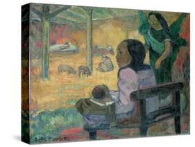 Be be (The Nativity), 1896-Paul Gauguin-Stretched Canvas