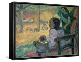 Be be (The Nativity), 1896-Paul Gauguin-Framed Stretched Canvas