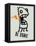 Be Brave 1-Lina Lu-Framed Stretched Canvas