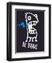 Be Brave 2-Lina Lu-Framed Premium Giclee Print