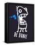 Be Brave 2-Lina Lu-Framed Stretched Canvas