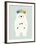 Be Brave Polar-Andy Westface-Framed Giclee Print