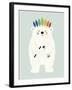 Be Brave Polar-Andy Westface-Framed Giclee Print