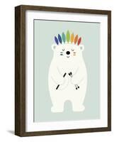 Be Brave Polar-Andy Westface-Framed Giclee Print