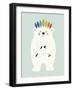 Be Brave Polar-Andy Westface-Framed Premium Giclee Print