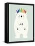 Be Brave Polar-Andy Westface-Framed Stretched Canvas