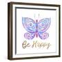 Be Butterflies 2-Kimberly Allen-Framed Art Print