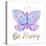 Be Butterflies 2-Kimberly Allen-Stretched Canvas