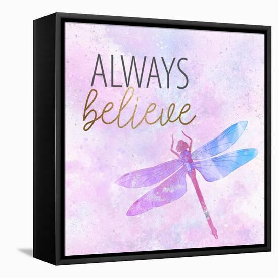 Be Butterflies 4-Kimberly Allen-Framed Stretched Canvas