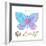 Be Butterflies 5-Kimberly Allen-Framed Art Print