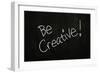 Be Creative-airdone-Framed Art Print