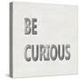 Be Curious-Jamie MacDowell-Stretched Canvas